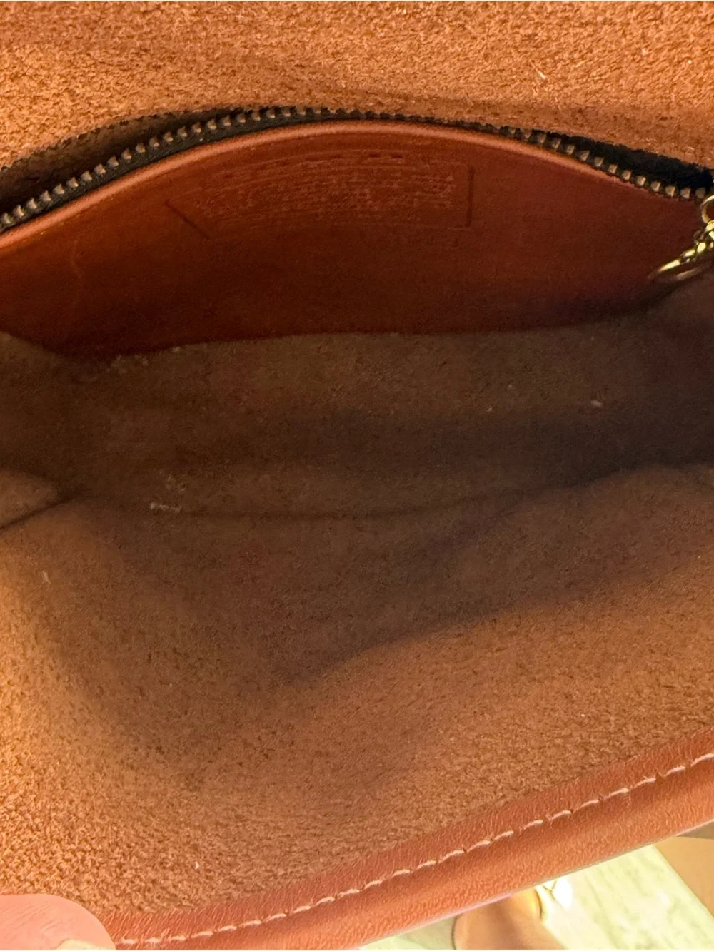 Vintage Coach Murphy Bag Style 323 British Tan Leather Crossbody